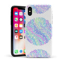 Iridescent Dahlia v5 - iPhone X Swappable Hybrid Case