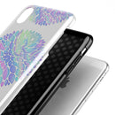 Iridescent Dahlia v5 - iPhone X Swappable Hybrid Case