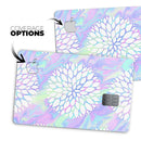 Iridescent Dahlia v6 - Premium Protective Decal Skin-Kit for the Apple Credit Card