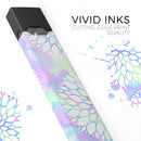 Iridescent Dahlia v6 - Premium Decal Protective Skin-Wrap Sticker compatible with the Juul Labs vaping device