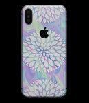Iridescent Dahlia v6 - iPhone XS MAX, XS/X, 8/8+, 7/7+, 5/5S/SE Skin-Kit (All iPhones Available)