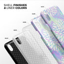 Iridescent Dahlia v6 - iPhone X Swappable Hybrid Case
