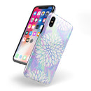Iridescent Dahlia v6 - iPhone X Swappable Hybrid Case