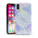 Iridescent Dahlia v6 - iPhone X Swappable Hybrid Case