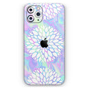 Iridescent Dahlia v6  - Protective Skin Wrap & Decal – Compatible with iPhone SE to iPhone 17 Pro Max (All Models)