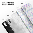 Iridescent Dahlia v7 - iPhone X Swappable Hybrid Case