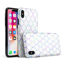 Iridescent Dahlia v7 - iPhone X Swappable Hybrid Case