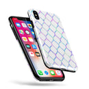 Iridescent Dahlia v7 - iPhone X Swappable Hybrid Case