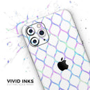 Iridescent Dahlia v7  - Protective Skin Wrap & Decal – Compatible with iPhone SE to iPhone 17 Pro Max (All Models)