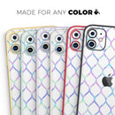 Iridescent Dahlia v7  - Protective Skin Wrap & Decal – Compatible with iPhone SE to iPhone 17 Pro Max (All Models)