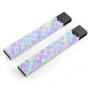Iridescent Dahlia v8 - Premium Decal Protective Skin-Wrap Sticker compatible with the Juul Labs vaping device