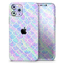 Iridescent Dahlia v8  - Protective Skin Wrap & Decal – Compatible with iPhone SE to iPhone 17 Pro Max (All Models)