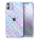 Iridescent Dahlia v8  - Protective Skin Wrap & Decal – Compatible with iPhone SE to iPhone 17 Pro Max (All Models)