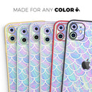 Iridescent Dahlia v8  - Protective Skin Wrap & Decal – Compatible with iPhone SE to iPhone 17 Pro Max (All Models)