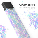 Iridescent Dahlia v9 - Premium Decal Protective Skin-Wrap Sticker compatible with the Juul Labs vaping device