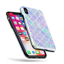 Iridescent Dahlia v9 - iPhone X Swappable Hybrid Case