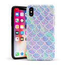 Iridescent Dahlia v9 - iPhone X Swappable Hybrid Case