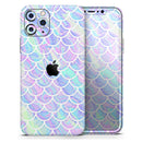 Iridescent Dahlia v9  - Protective Skin Wrap & Decal – Compatible with iPhone SE to iPhone 17 Pro Max (All Models)