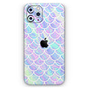 Iridescent Dahlia v9  - Protective Skin Wrap & Decal – Compatible with iPhone SE to iPhone 17 Pro Max (All Models)