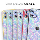 Iridescent Dahlia v9  - Protective Skin Wrap & Decal – Compatible with iPhone SE to iPhone 17 Pro Max (All Models)