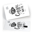 Its Coffee Time - Premium Protective Decal Skin-Kit for the Apple Credit Card