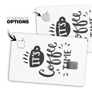 Its Coffee Time - Premium Protective Decal Skin-Kit for the Apple Credit Card