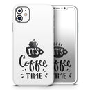 Its Coffee Time  - Protective Skin Wrap & Decal – Compatible with iPhone SE to iPhone 17 Pro Max (All Models)