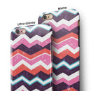 Jagged Colorful Chevron iPhone 6/6s or 6/6s Plus 2-Piece Hybrid INK-Fuzed Case