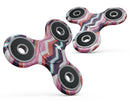 Jagged Colorful Chevron Full-Body Fidget Spinner Skin-Kit