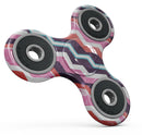 Jagged Colorful Chevron Full-Body Fidget Spinner Skin-Kit
