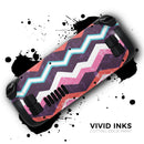 Jagged Colorful Chevron // Vinyl Skin Wrap for Steam Deck OLED & Steam Deck (LCD) — Soft Matte or Ultra Gloss