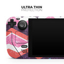 Jagged Colorful Chevron // Vinyl Skin Wrap for Steam Deck OLED & Steam Deck (LCD) — Soft Matte or Ultra Gloss