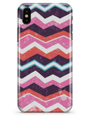 Jagged Colorful Chevron - iPhone X Clipit Case