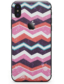 Jagged Colorful Chevron - iPhone X Skin-Kit