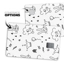 Joker, Clouds, and Balloon Doodle - Premium Protective Decal Skin-Kit for the Apple Credit Card