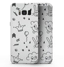 Joker, Clouds, and Balloon Doodle - Samsung Galaxy S8 Full-Body Skin Kit