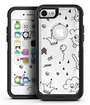 Joker, Clouds, and Balloon Doodle - iPhone 7 or 7 Plus Commuter Case Skin Kit