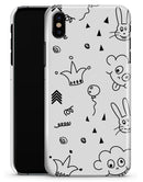 Joker, Clouds, and Balloon Doodle - iPhone X Clipit Case