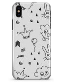 Joker, Clouds, and Balloon Doodle - iPhone X Clipit Case