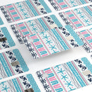 Jumping Fish Repeating Pattern - Premium Protective Decal Skin-Kit for the Apple Credit Card