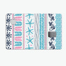 Jumping Fish Repeating Pattern - Premium Protective Decal Skin-Kit for the Apple Credit Card