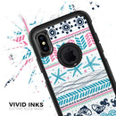 Jumping Fish Repeating Pattern - Skin Kit for the iPhone OtterBox Cases