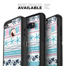 Jumping Fish Repeating Pattern - Skin Kit for the iPhone OtterBox Cases