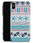 Jumping Fish Repeating Pattern - iPhone X Clipit Case