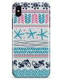 Jumping Fish Repeating Pattern - iPhone X Clipit Case