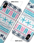 Jumping Fish Repeating Pattern - iPhone X Clipit Case