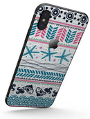 Jumping Fish Repeating Pattern - iPhone X Skin-Kit