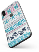 Jumping Fish Repeating Pattern - iPhone X Skin-Kit