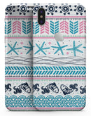 Jumping Fish Repeating Pattern - iPhone X Skin-Kit