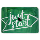 MacBook Pro with Touch Bar Skin Kit - Just_Start_Green_Paint-MacBook_13_Touch_V3.jpg?
